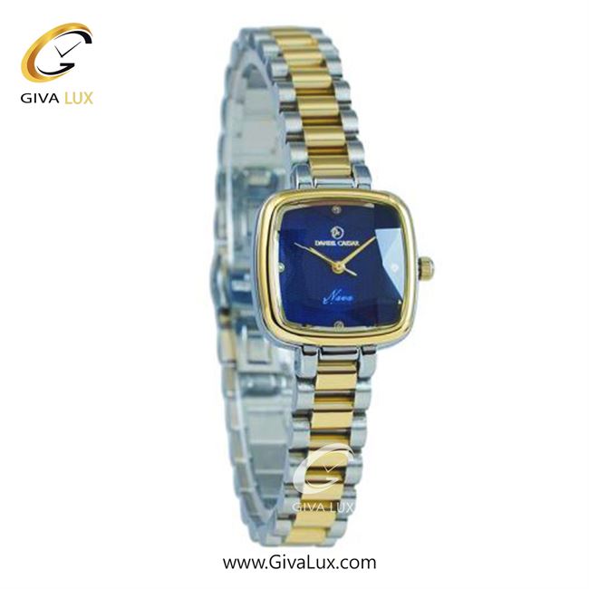 ساعت مچی اورجینال زنانه دنیل سزار طلایی | نقره ای-طلایی| سرمه ای| کد رفرنس DC-1272