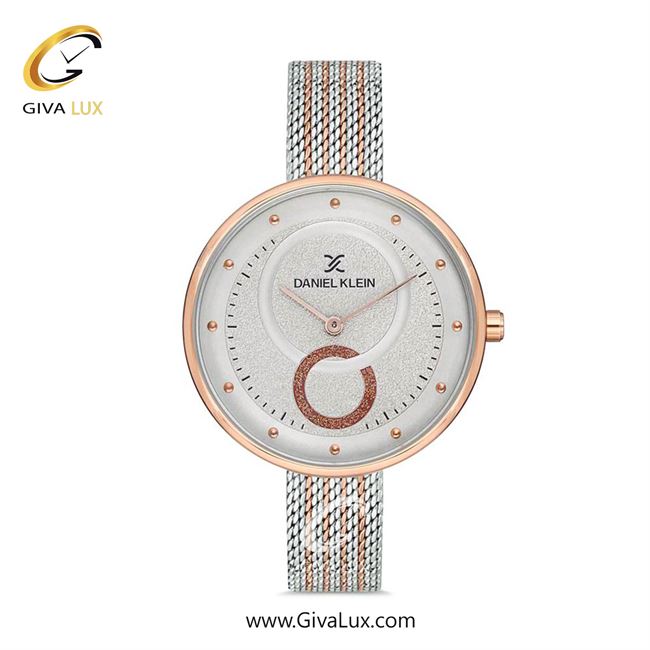 ساعت مچی اورجینال زنانه دنیل کلین رزگلد | رزگلد-نقره ای| نقره ای| کد رفرنس DK12757-3