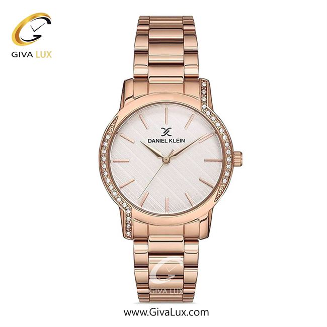 ساعت مچی اورجینال زنانه دنیل کلین رزگلد | رزگلد| بژ| کد رفرنس DK12827-2
