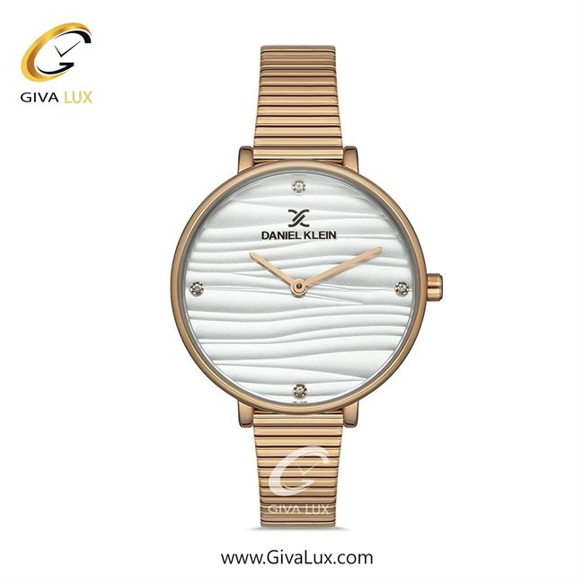 ساعت مچی اورجینال زنانه دنیل کلین طلایی | طلایی| سفید-نقره ای| کد رفرنس DK12899-2