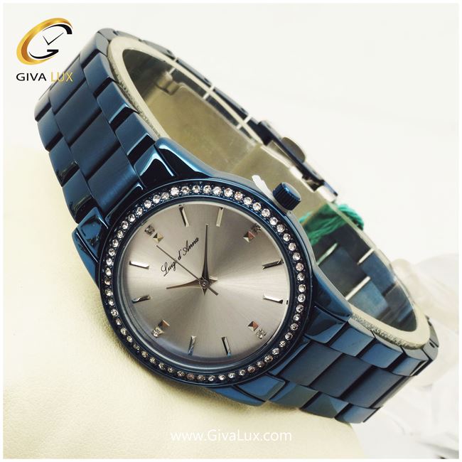 ساعت مچی زنانه نگین دار لوئیجی د آنا LDA مدل KL2009