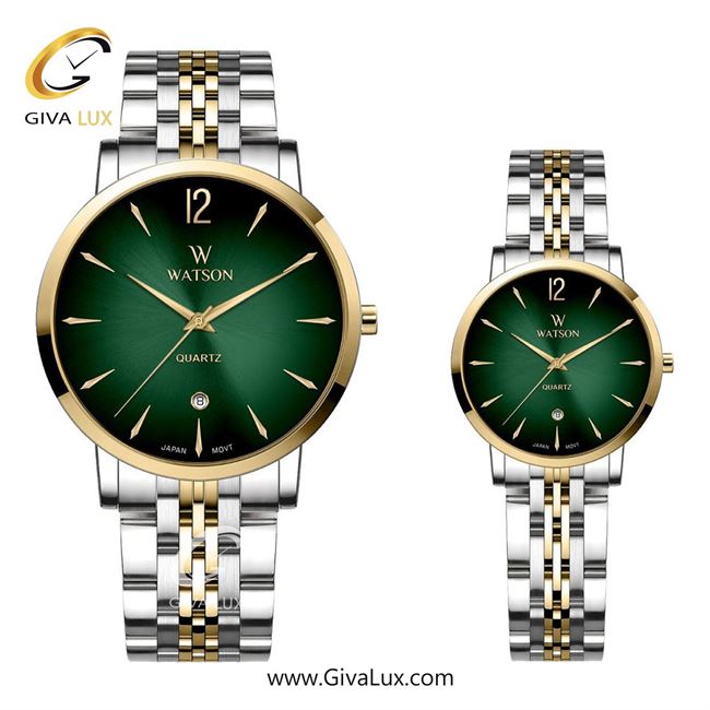 ساعت مچی اورجینال ست واتسون | WATSON  نقره ای | نقره ای| نقره ای| کد رفرنس زنانه: W 1291L-301، مردانه: W 1291G-301