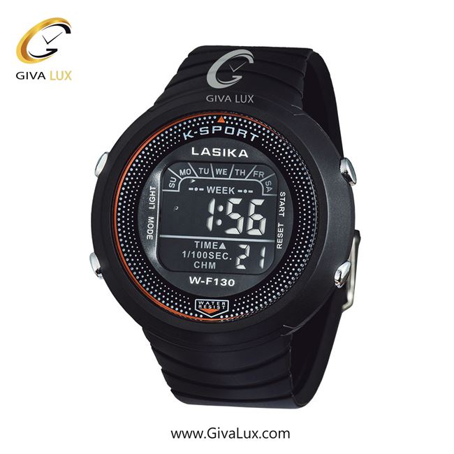 ساعت مچی اورجینال بچه گانه-زنانه لاسیکا مشکی | مشکی| مشکی-نارنجی| کد رفرنس 130BKOG