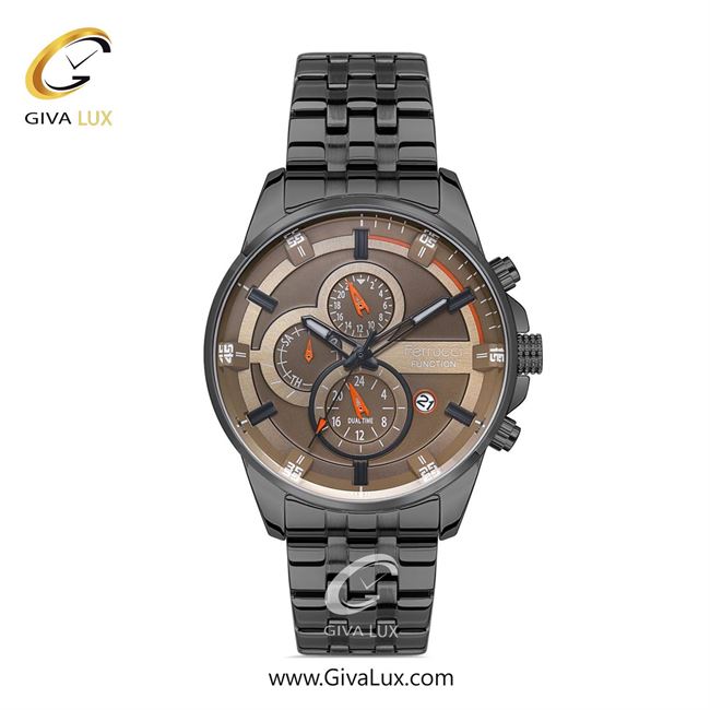 ساعت مچی اورجینال مردانه فروچی Ferrucci سه موتوره فول تایم تیتانیوم | تیتانیوم| قهوه ای| کد رفرنس fcf.13110FM.05