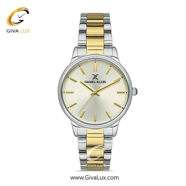 ساعت مچی اورجینال زنانه دنیل کلین نقره ای | طلایی-نقره ای| طلایی| کد رفرنس DK13334-4