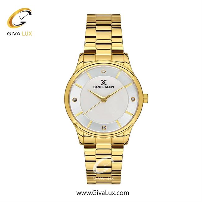 ساعت مچی اورجینال زنانه دنیل کلین طلایی | طلایی| نقره ای| کد رفرنس DK13455-2
