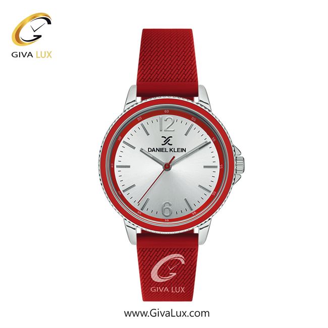 ساعت مچی اورجینال زنانه دنیل کلین قرمز | قرمز| نقره ای| کد رفرنس DK13470-2