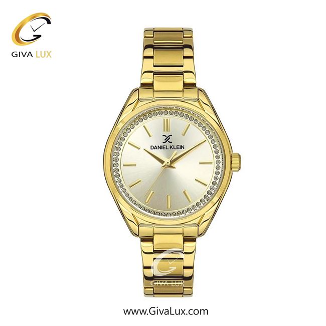 ساعت مچی اورجینال زنانه دنیل کلین طلایی | طلایی| طلایی| کد رفرنس DK13483-3