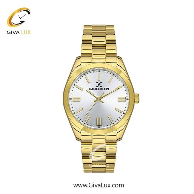 ساعت مچی اورجینال زنانه دنیل کلین طلایی | طلایی| سفید| کد رفرنس DK13487-3