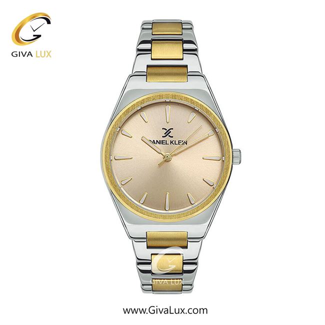 ساعت مچی اورجینال زنانه دنیل کلین طلایی | نقره ای-طلایی| رزگلد| کد رفرنس DK13492-4