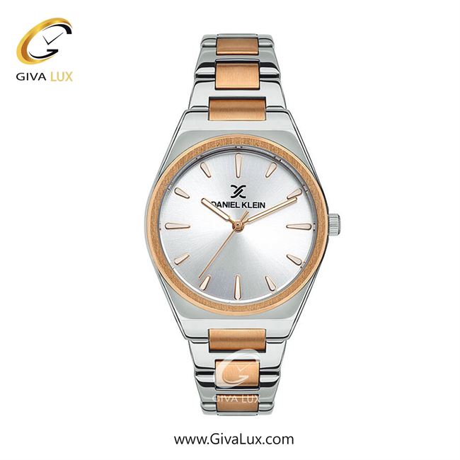 ساعت مچی اورجینال زنانه دنیل کلین رزگلد | نقره ای-رزگلد| سفید| کد رفرنس DK13492-5