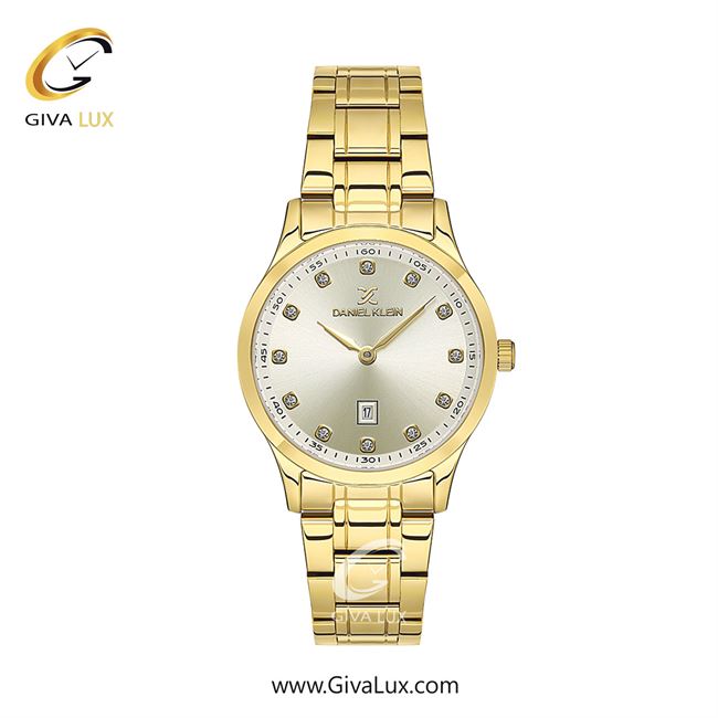 ساعت مچی اورجینال زنانه دنیل کلین طلایی | طلایی| نقره ای| کد رفرنس DK13594-3
