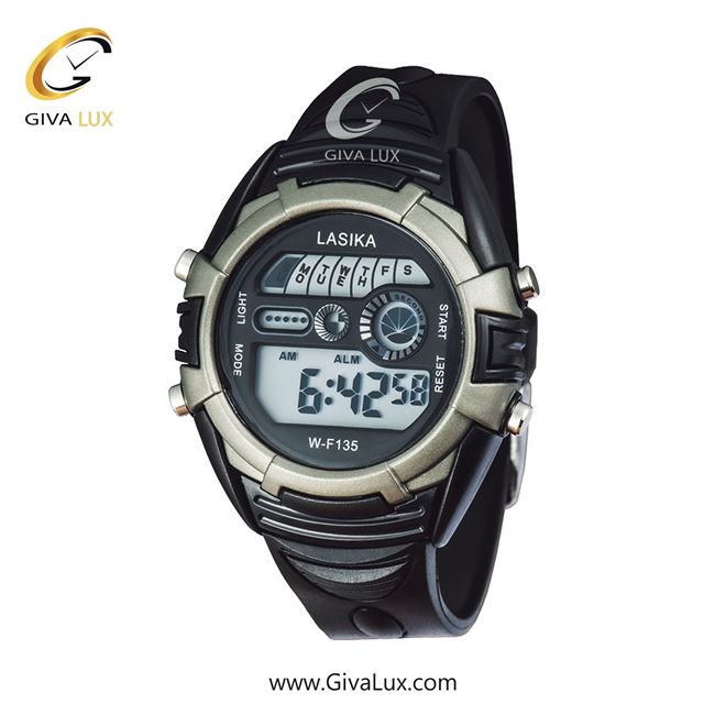 ساعت مچی اورجینال زنانه-بچه گانه لاسیکا مشکی-طوسی | مشکی| مشکی| کد رفرنس 135BKSL