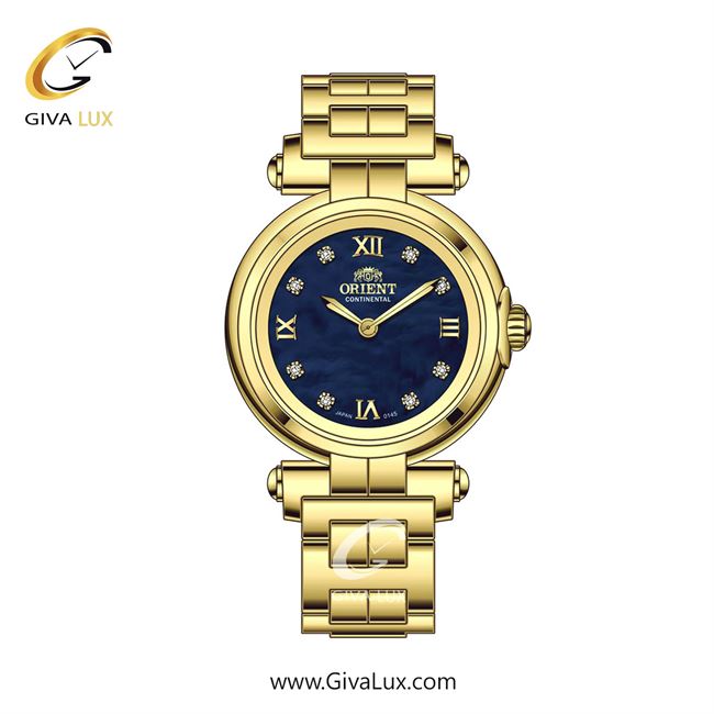 ساعت مچی اورجینال زنانه اورینت (کانتیننتال) | Orient (Continental) طلایی | طلایی| سرمه ای| کد رفرنس 0136