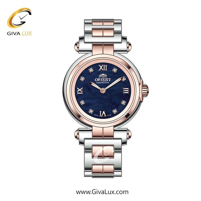 ساعت مچی اورجینال زنانه اورینت (کانتیننتال) | Orient (Continental) نقره ای-رزگلد | نقره ای-رزگلد| سرمه ای| کد رفرنس 0136