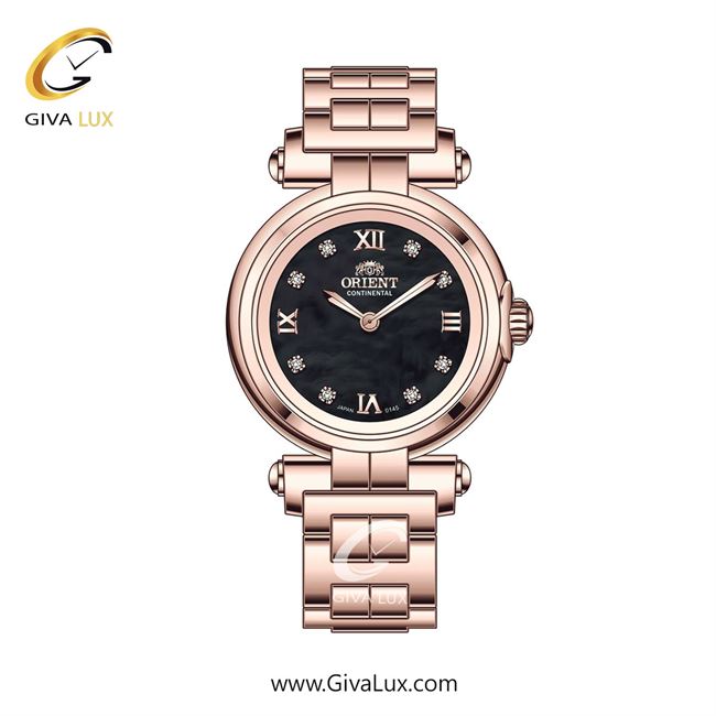 ساعت مچی اورجینال زنانه اورینت (کانتیننتال) | Orient (Continental) رزگلد | رزگلد| مشکی| کد رفرنس 0136