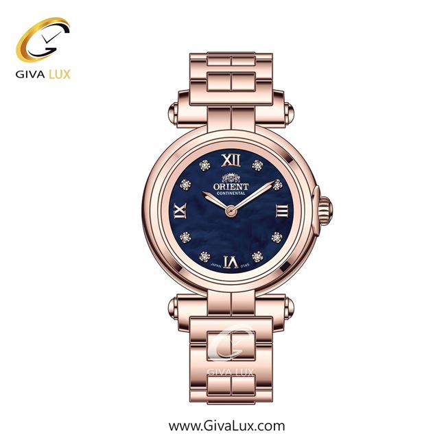 ساعت مچی اورجینال زنانه اورینت (کانتیننتال) | Orient (Continental) رزگلد | رزگلد| سرمه ای| کد رفرنس 0136