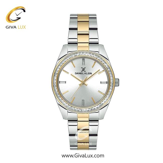 ساعت مچی اورجینال زنانه دنیل کلین طلایی | طلایی-نقره ای| نقره ای| کد رفرنس DK13602-2