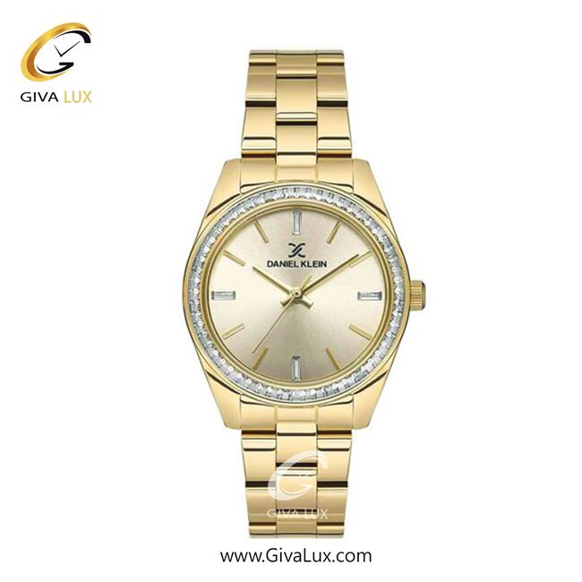 ساعت مچی اورجینال زنانه دنیل کلین طلایی | طلایی| طلایی| کد رفرنس DK13602-3