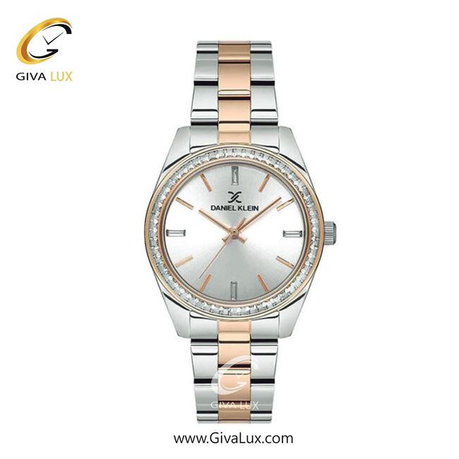 ساعت مچی اورجینال زنانه دنیل کلین رزگلد | نقره ای-رزگلد| نقره ای| کد رفرنس DK13602-4