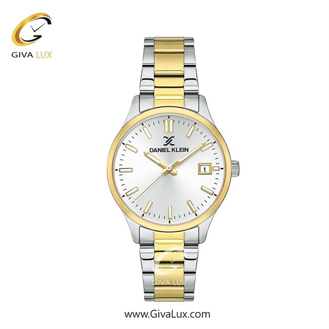 ساعت مچی اورجینال زنانه دنیل کلین طلایی | طلایی-نقره ای| نقره ای| کد رفرنس DK13612-5