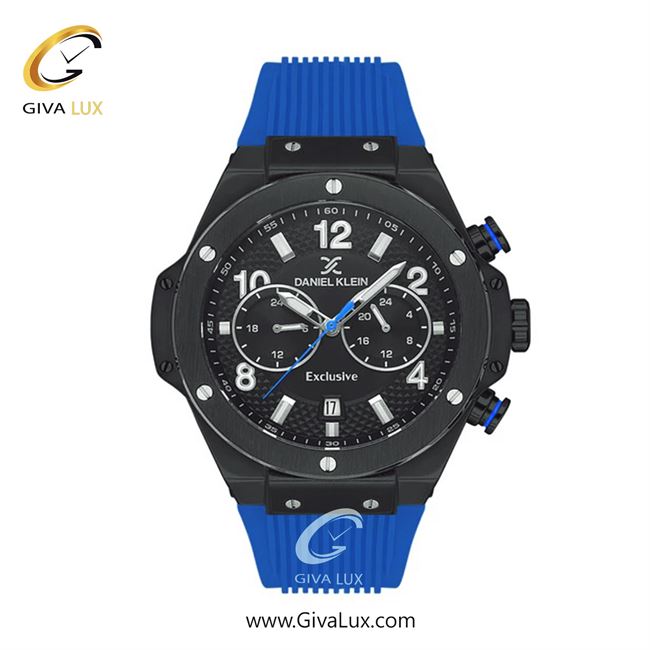 ساعت مچی اورجینال مردانه دنیل کلین سه موتوره کرنوگراف مشکی | آبی| مشکی| کد رفرنس DK13615-5