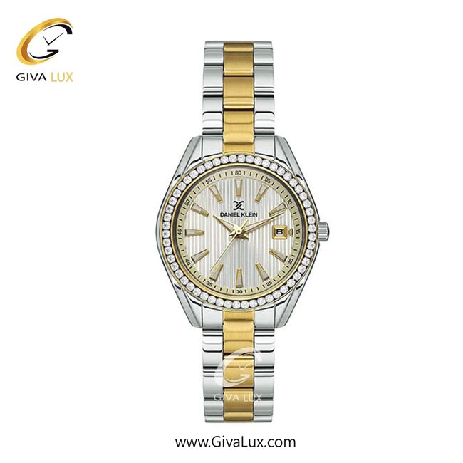 ساعت مچی اورجینال زنانه دنیل کلین طلایی | نقره ای-طلایی| نقره ای| کد رفرنس DK13622-3