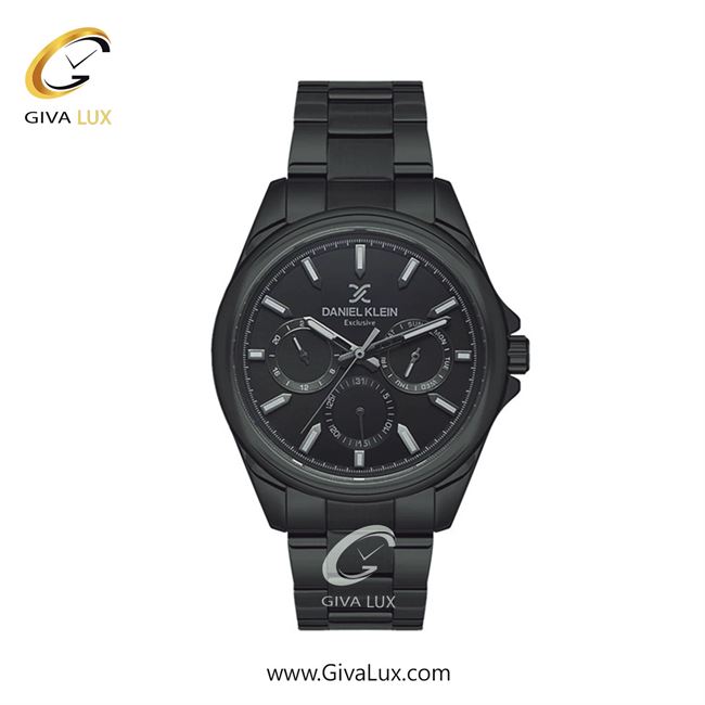 ساعت مچی اورجینال مردانه دنیل کلین سه موتوره فول تایم مشکی | مشکی| مشکی| کد رفرنس DK13636-5