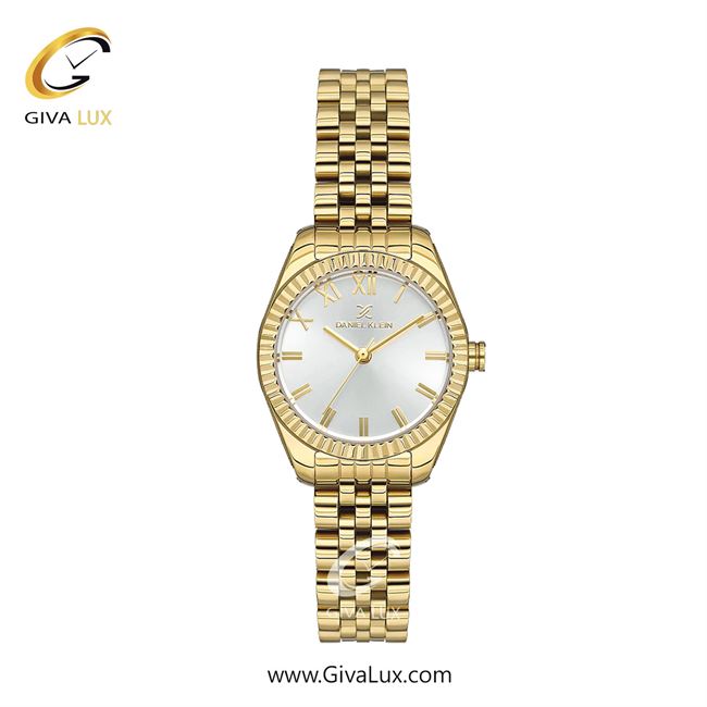 ساعت مچی اورجینال زنانه دنیل کلین طلایی | طلایی| نقره ای| کد رفرنس DK13705-2