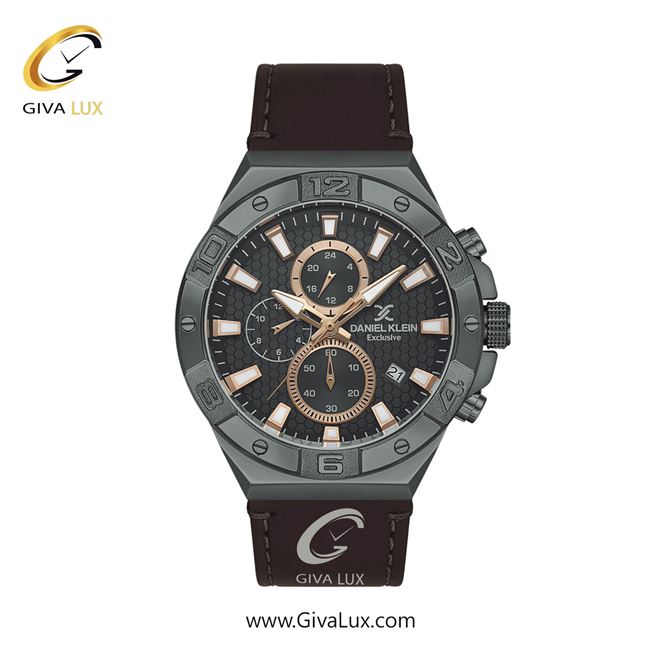 ساعت مچی اورجینال مردانه دنیل کلین سه موتوره کرنوگراف مشکی | قهوه ای| مشکی| کد رفرنس DK13744-4