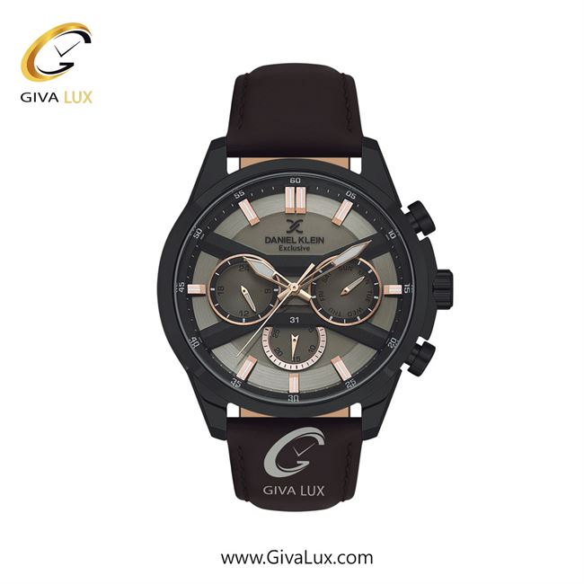 ساعت مچی اورجینال مردانه دنیل کلین سه موتوره فول تایم مشکی | قهوه ای| طوسی| کد رفرنس DK13794-4