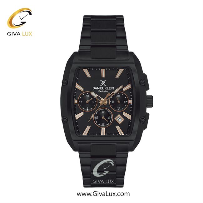 ساعت مچی اورجینال مردانه دنیل کلین سه موتوره کرنوگراف مشکی | مشکی| مشکی| کد رفرنس DK13801-5