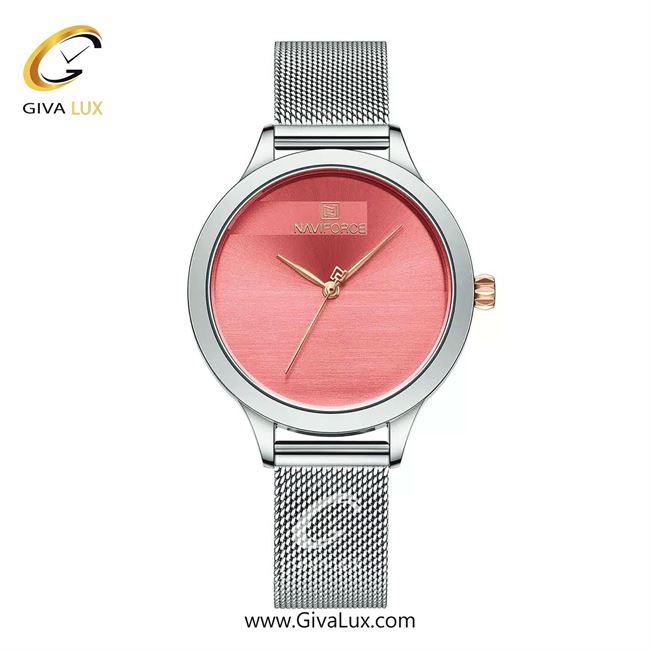 ساعت مچی اورجینال زنانه ناوی فورس|Naviforce|نوی فورس|نیوی فورس نقره ای | نقره ای| صورتی| کد رفرنس NF5027