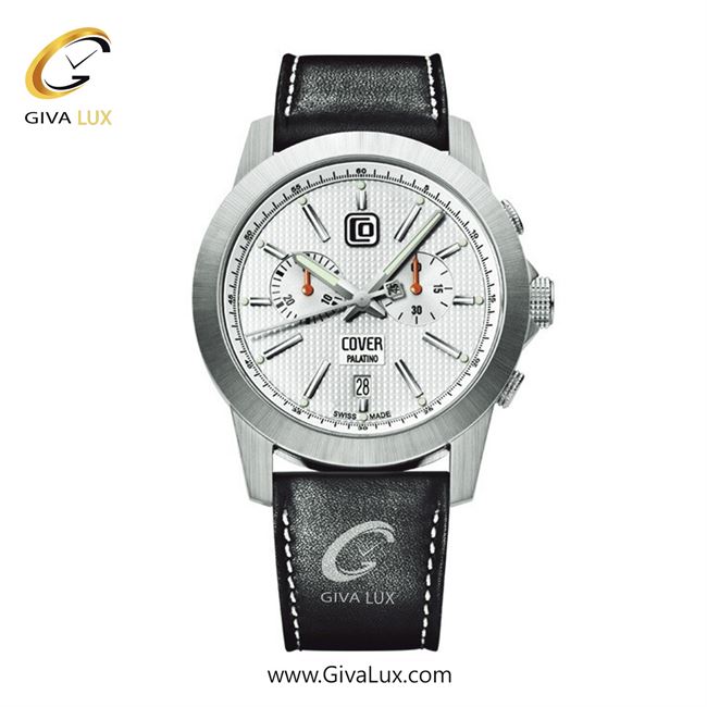 ساعت مچی اورجینال مردانه کاور سه موتوره کرنوگراف نقره ای | مشکی| نقره ای| کد رفرنس CO155.ST2LBK