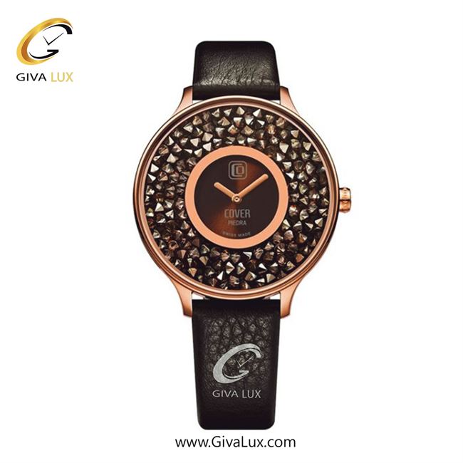ساعت مچی اورجینال زنانه کاور رزگلد | قهوه ای| قهوه ای| کد رفرنس CO158.11