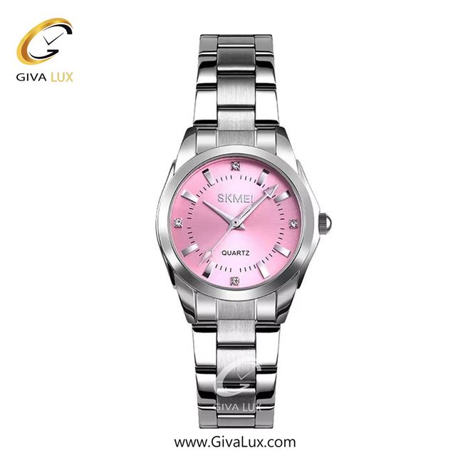 ساعت مچی اورجینال زنانه اسکمی (Skmei) نقره ای | نقره ای| صورتی| کد رفرنس 1620