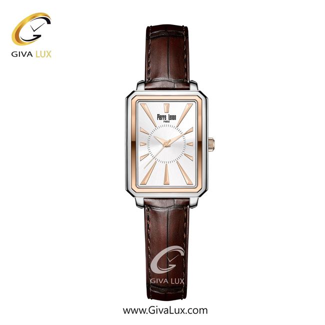 ساعت مچی اورجینال زنانه پییر لنون نقره ای-رزگلد | قهوه ای| نقره ای| کد رفرنس PL-166-11