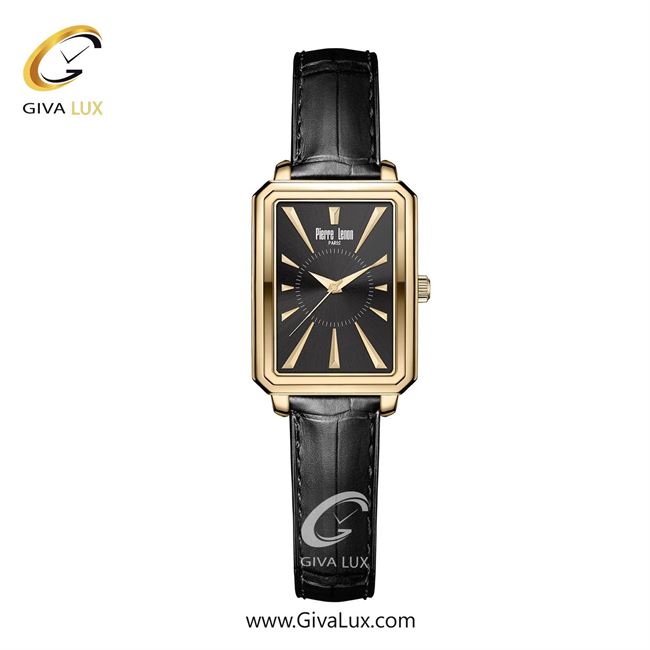 ساعت مچی اورجینال زنانه پییر لنون طلایی | مشکی| مشکی| کد رفرنس PL-166-13