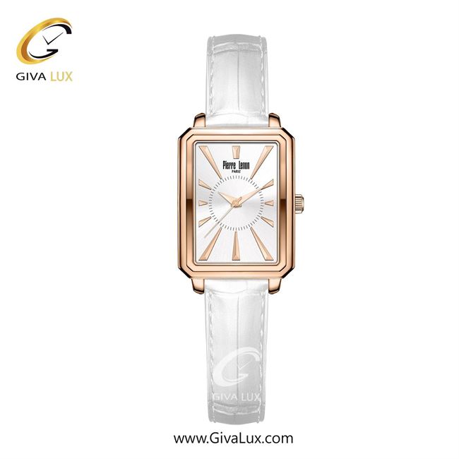 ساعت مچی اورجینال زنانه پییر لنون رزگلد | سفید| نقره ای| کد رفرنس PL-166-16