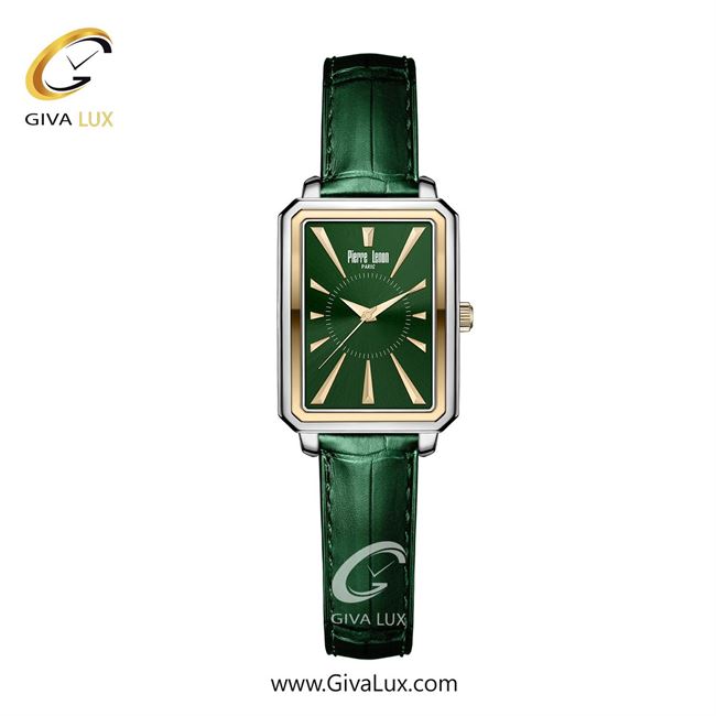 ساعت مچی اورجینال زنانه پییر لنون طلایی-نقره ای | سبز| سبز یشمی تیره| کد رفرنس PL-166-17