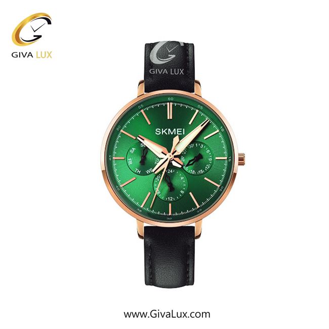 ساعت مچی اورجینال مردانه اسکمی (Skmei) سه موتوره فول تایم رزگلد | مشکی| سبز| کد رفرنس 1665RGGN