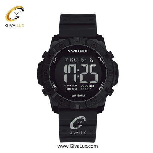 ساعت مچی اورجینال یونیسکس ناوی فورس|Naviforce|نوی فورس|نیوی فورس مشکی | مشکی| مشکی| کد رفرنس NF7110