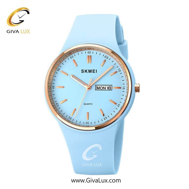 ساعت مچی اورجینال زنانه اسکمی (Skmei)  رزگلد-آبی | آبی| آبی| کد رفرنس 1747