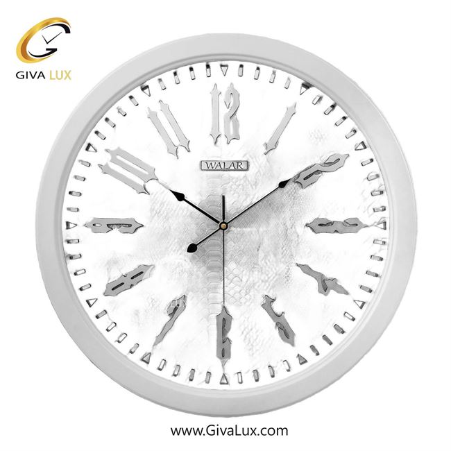 ساعت دیواری اورجینال والار PVC سفید| کد رفرنس 607
