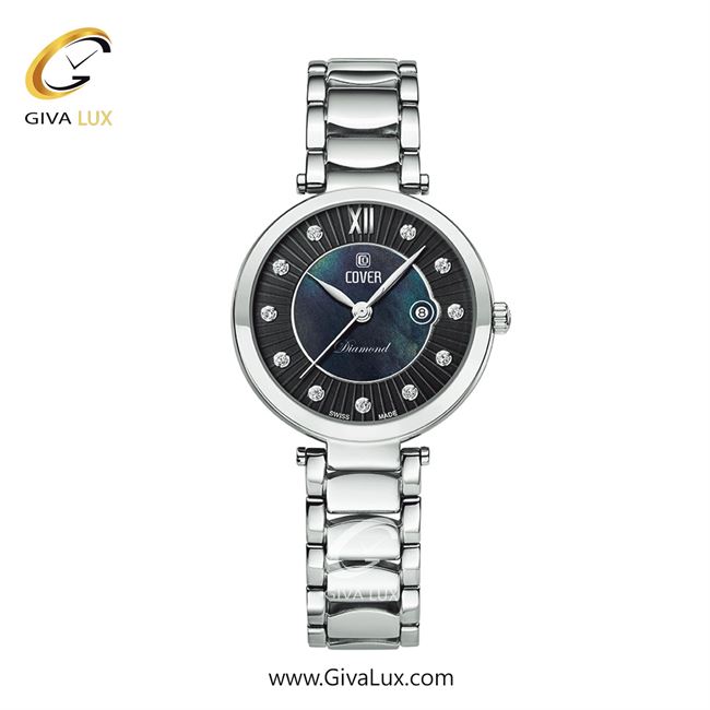 ساعت مچی اورجینال زنانه کاور نقره ای | نقره ای| مشکی-سرمه ای| کد رفرنس CO188.01