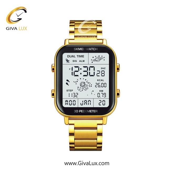 ساعت مچی اورجینال مردانه اسکمی (Skmei) طلایی | طلایی| مشکی| کد رفرنس 1888GD