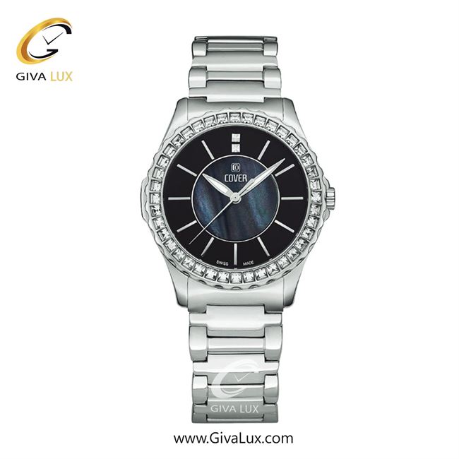 ساعت مچی اورجینال زنانه کاور نقره ای | نقره ای| مشکی-سرمه ای| کد رفرنس CO191.01