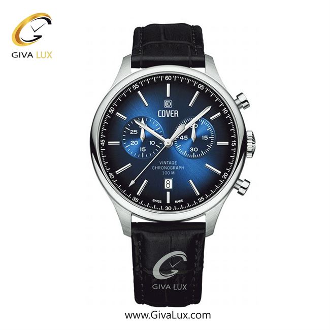 ساعت مچی اورجینال مردانه کاور سه موتوره کرنوگراف نقره ای | مشکی| مشکی-سرمه ای| کد رفرنس CO192.05