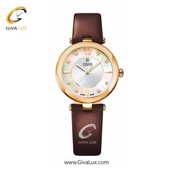 ساعت مچی اورجینال زنانه کاور طلایی | قهوه ای| نقره ای-هفت رنگ| کد رفرنس CO193.08