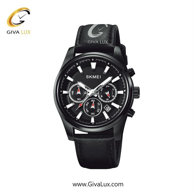 ساعت مچی اورجینال اسکمی مردانه سه موتوره کرنوگراف مشکی | مشکی | مشکی | کد رفرنس 1958BKBKSI